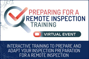Preparing for a Remote Inspection Training